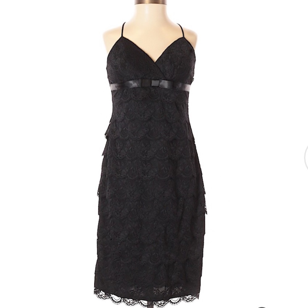 B Darlin Black Lace Dress